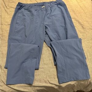 Barco One Uniforms Blue Cargo Scrub Pants Relaxed Fit